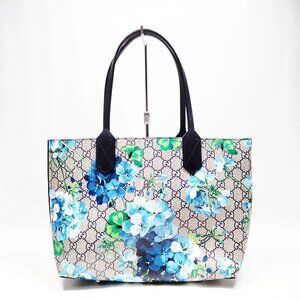 Authentic Gucci Navy Blue PVC Tote Bag mn671-011026